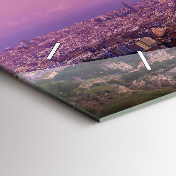 Horizontálne hodiny Barcelonské bunkre El Carmel