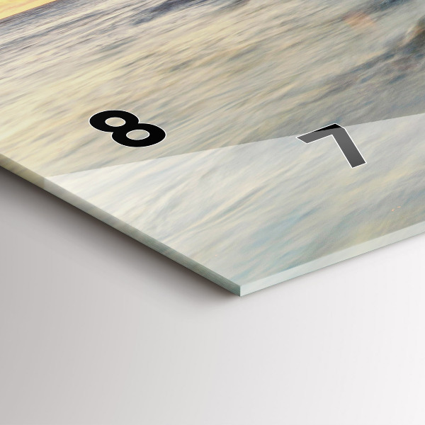 Horizontálne hodiny Maják a Baltské more