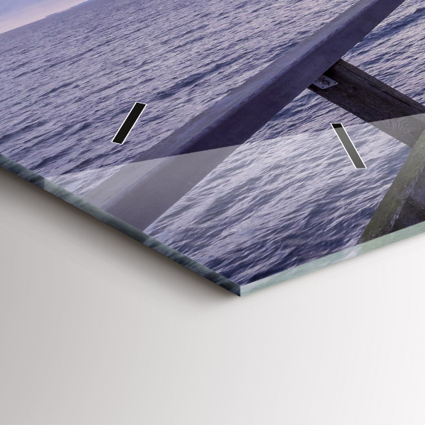 Horizontálne hodiny Mólo pri Baltskom mori