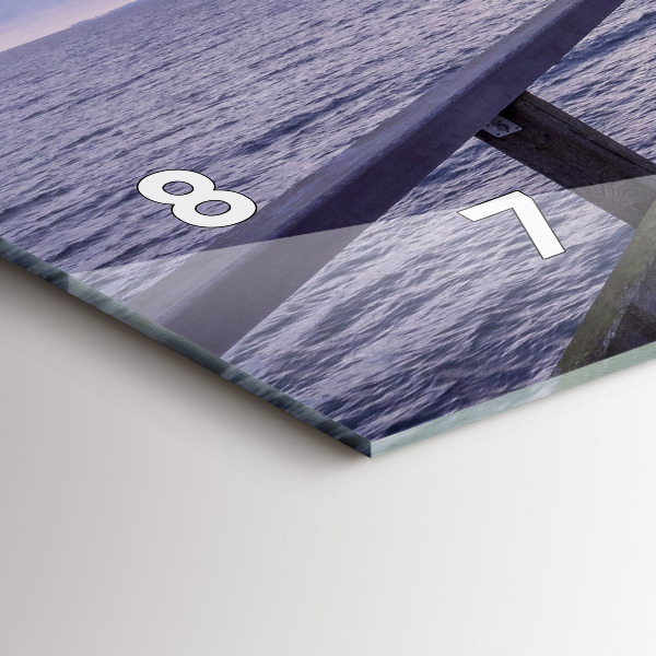 Horizontálne hodiny Mólo pri Baltskom mori