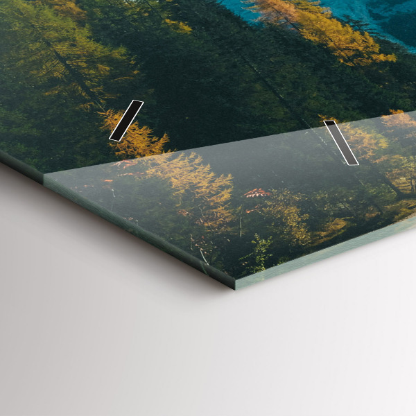 Horizontálne hodiny Hora a rieka v Poľsku