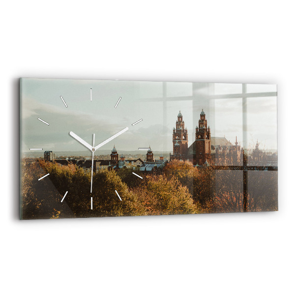 Horizontálne hodiny Galéria umenia v Glasgowe