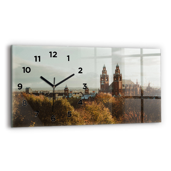 Horizontálne hodiny Galéria umenia v Glasgowe