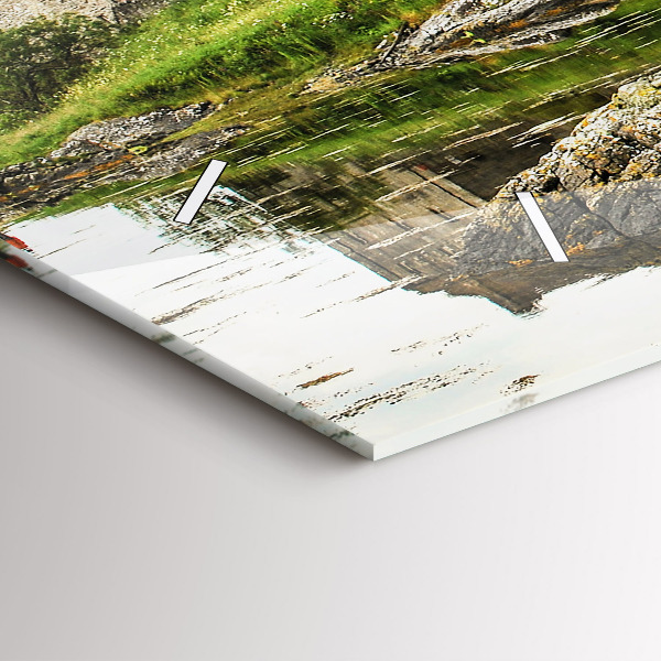 Horizontálne hodiny Hrad Eilean Donan v Škótsku