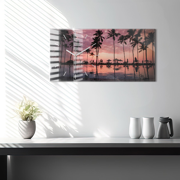 Horizontálne hodiny Palmy na Havaji