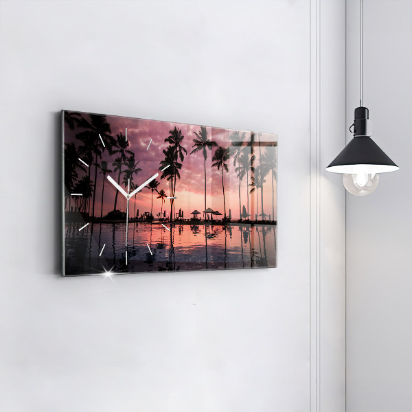 Horizontálne hodiny Palmy na Havaji