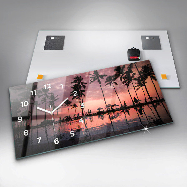 Horizontálne hodiny Palmy na Havaji