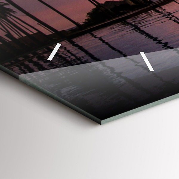 Horizontálne hodiny Palmy na Havaji