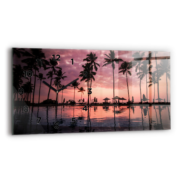 Horizontálne hodiny Palmy na Havaji