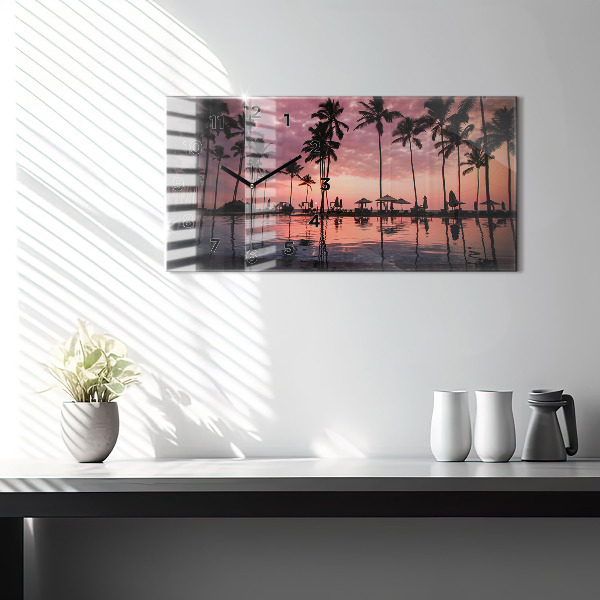 Horizontálne hodiny Palmy na Havaji