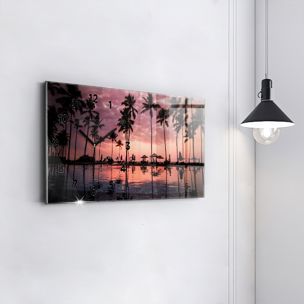 Horizontálne hodiny Palmy na Havaji