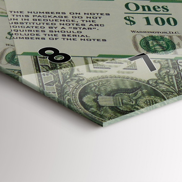 Horizontálne hodiny 1 americký dolár