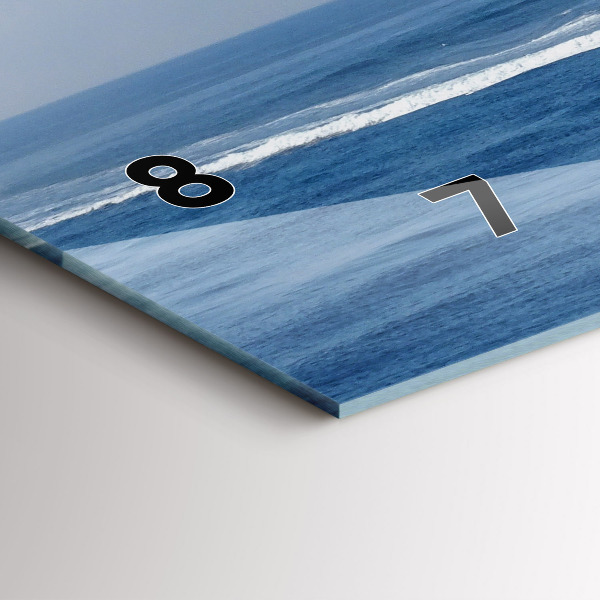 Horizontálne hodiny Plachetnica na oceáne