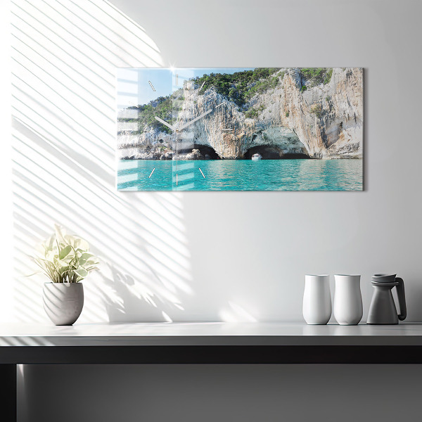 Horizontálne hodiny Podvodná jaskyňa