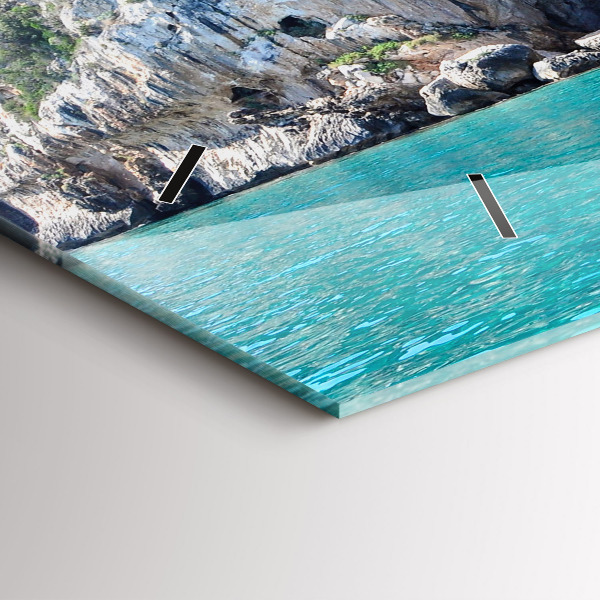 Horizontálne hodiny Podvodná jaskyňa