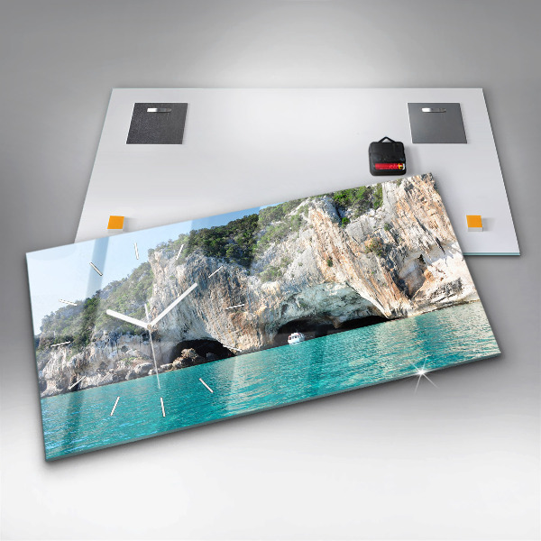 Horizontálne hodiny Podvodná jaskyňa