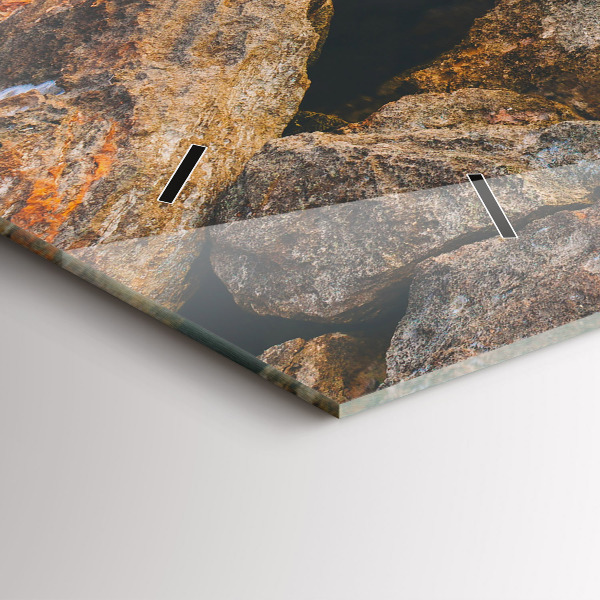 Horizontálne hodiny Morská krajina