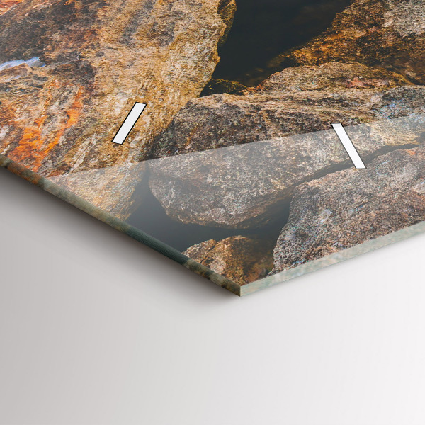 Horizontálne hodiny Morská krajina