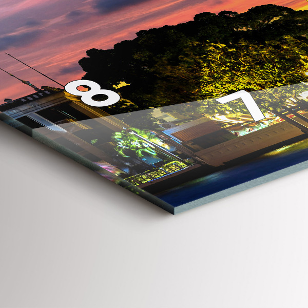 Horizontálne hodiny Chrám v Bangkoku