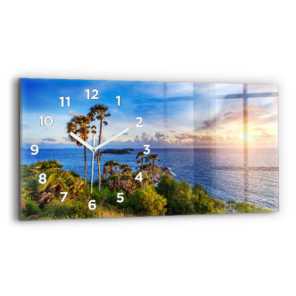 Horizontálne hodiny Phuket v Thajsku