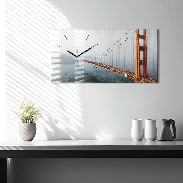 Horizontálne hodiny Golden Gate Bridge