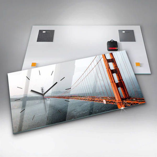 Horizontálne hodiny Golden Gate Bridge