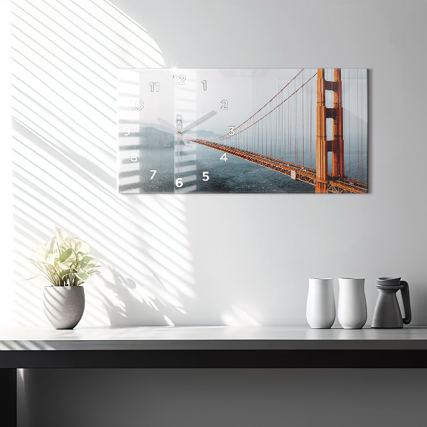 Horizontálne hodiny Golden Gate Bridge