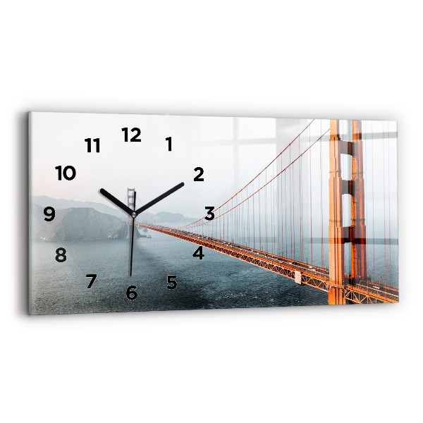 Horizontálne hodiny Golden Gate Bridge