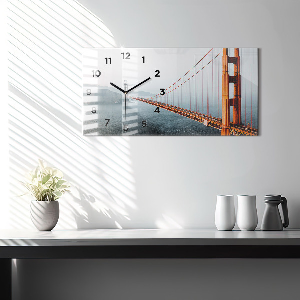 Horizontálne hodiny Golden Gate Bridge