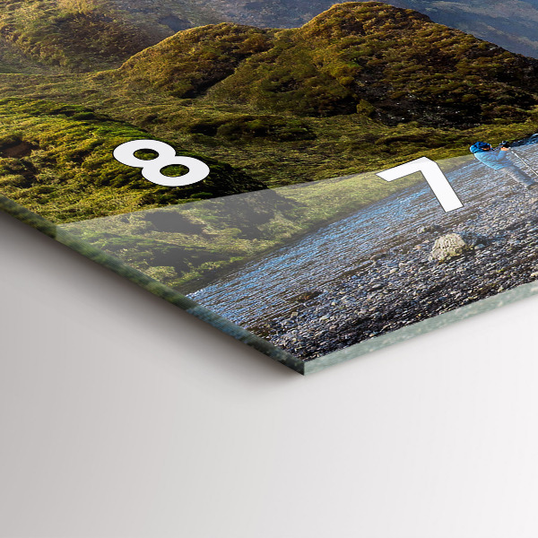 Horizontálne hodiny Vodopád na Islande