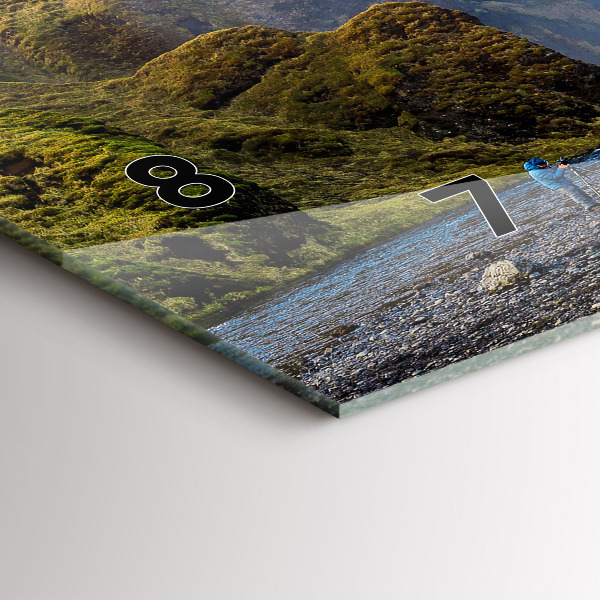 Horizontálne hodiny Vodopád na Islande