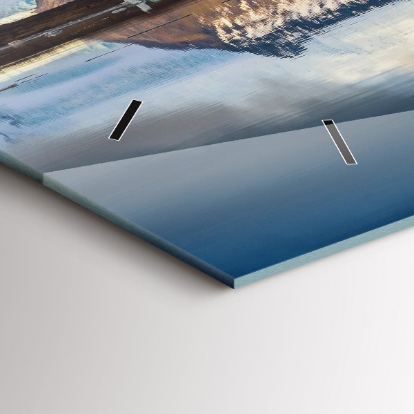 Horizontálne hodiny Islandské jazero Jokulsarlon