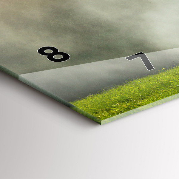 Horizontálne hodiny Horská krajina