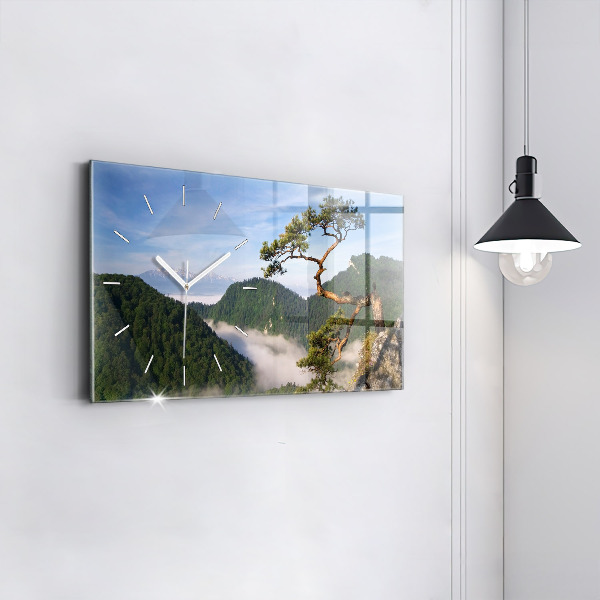 Horizontálne hodiny Sokolica Wierch v Pieninách