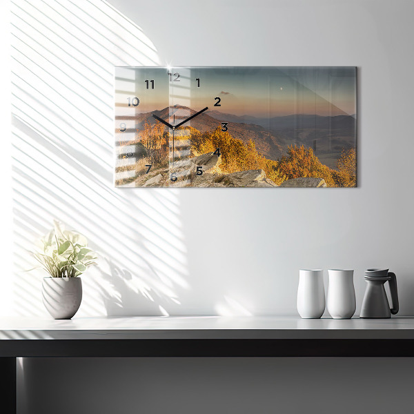 Horizontálne hodiny Pohorie Bieszczady