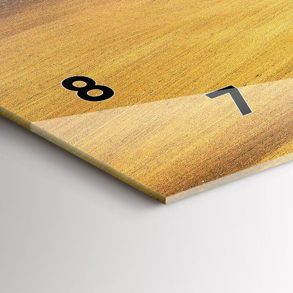 Horizontálne hodiny Moravská vidiecka krajina