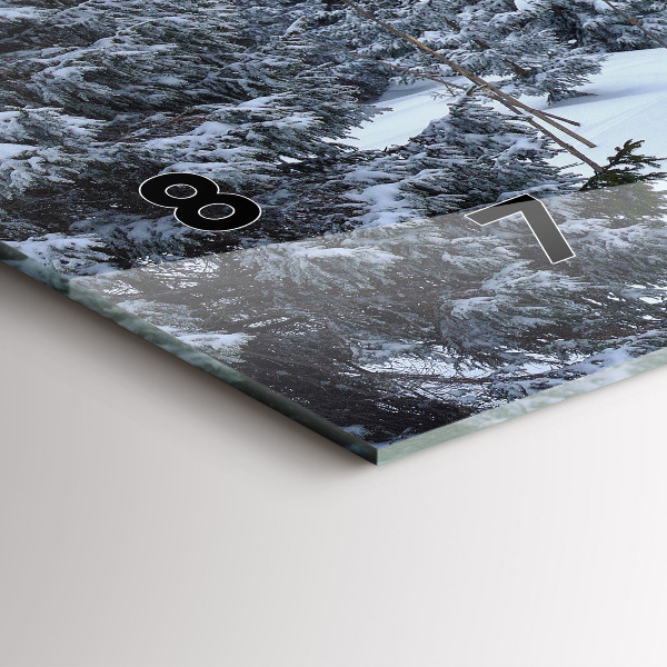 Horizontálne hodiny České Krkonoše v zime