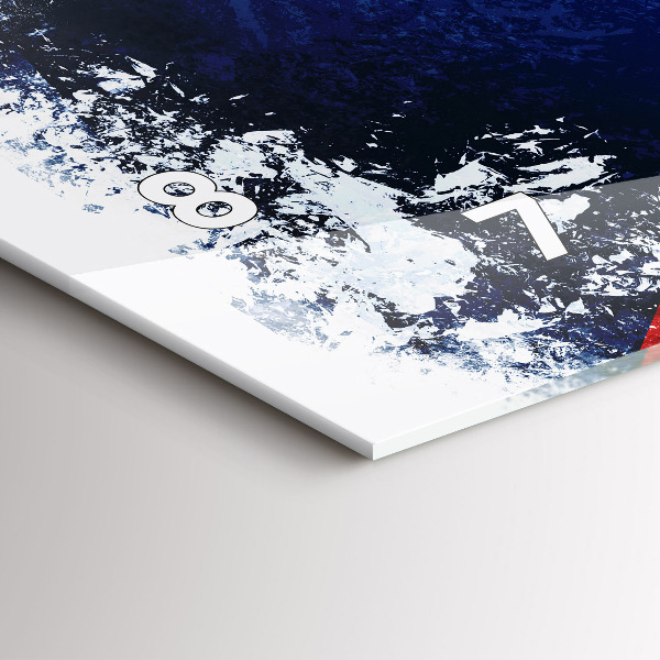 Horizontálne hodiny česká vlajka