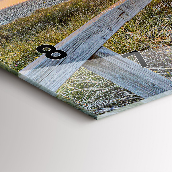 Horizontálne hodiny Plážová dovolenka