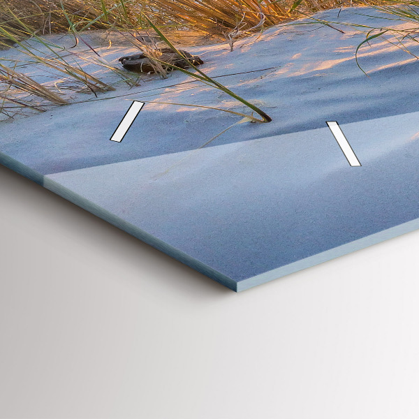 Horizontálne hodiny Západ slnka nad morom