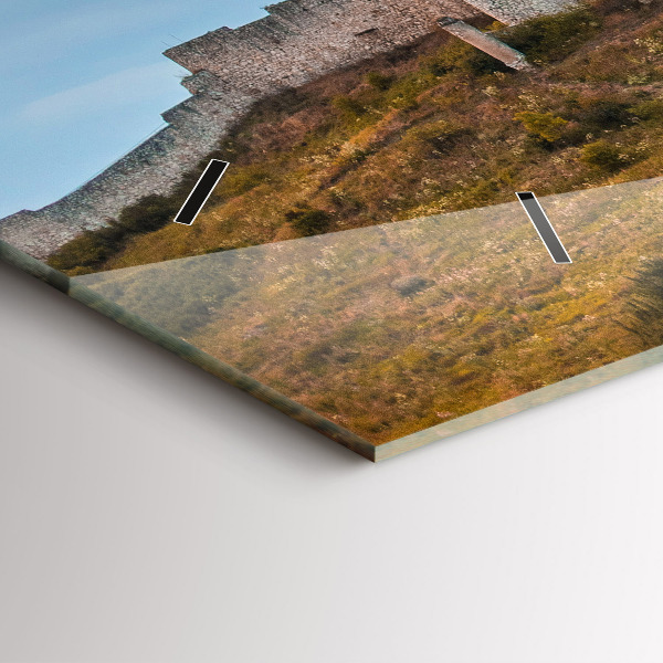 Horizontálne hodiny Spišský hrad na Slovensku
