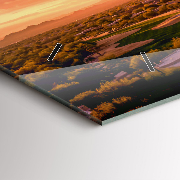 Horizontálne hodiny Západ slnka v severnom Scottsdale