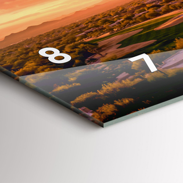 Horizontálne hodiny Západ slnka v severnom Scottsdale