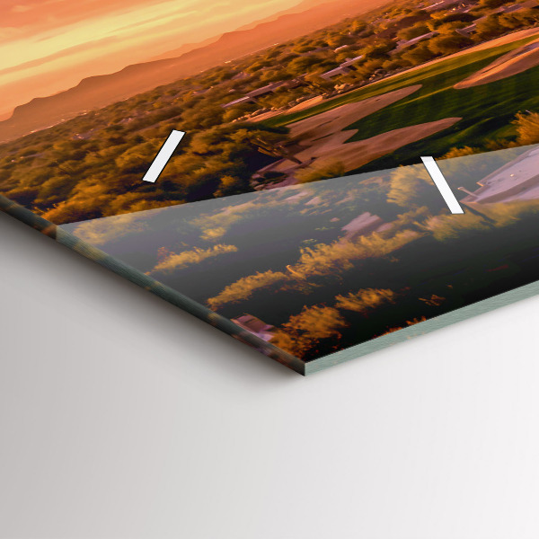 Horizontálne hodiny Západ slnka v severnom Scottsdale