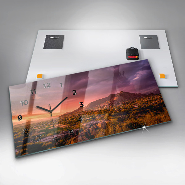 Horizontálne hodiny Západ slnka v severnom Scottsdale