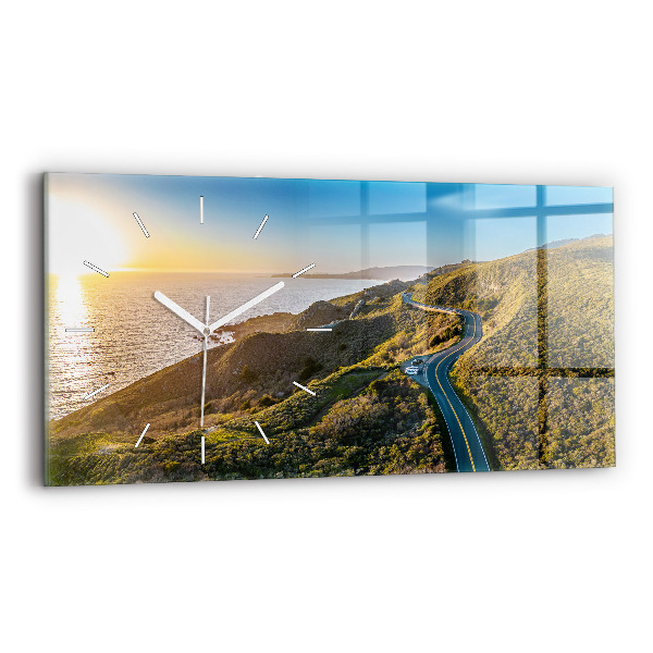 Horizontálne hodiny Cesta okolo San Francisca