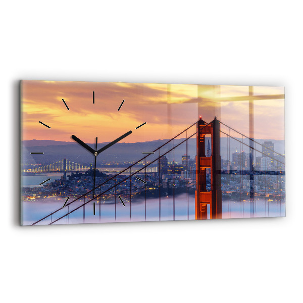 Horizontálne hodiny Most v San Franciscu