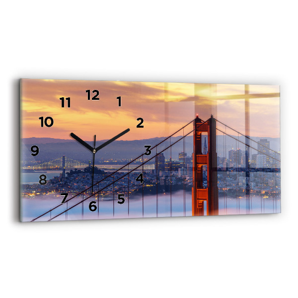 Horizontálne hodiny Most v San Franciscu