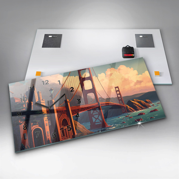 Horizontálne hodiny Most v San Franciscu