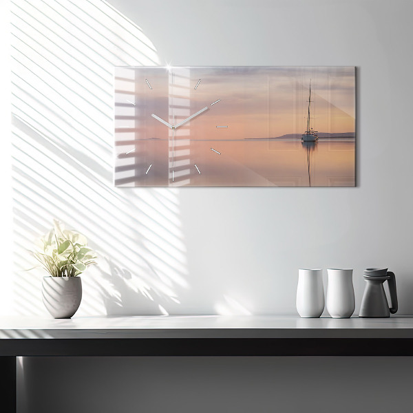 Horizontálne hodiny Jazero Balaton USA